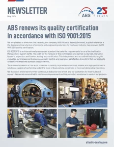 ABS renews its quality certification in accordance with ISO