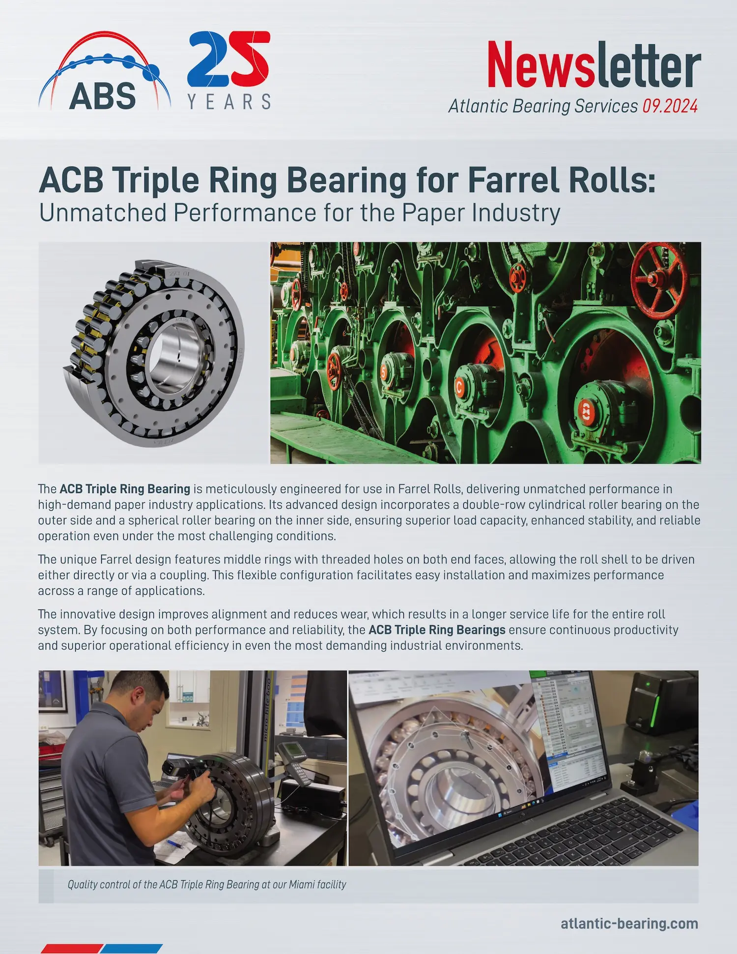 NEWSLETTER_ACB_Triple_Ring_Bearings_Farrel_Rolls copia