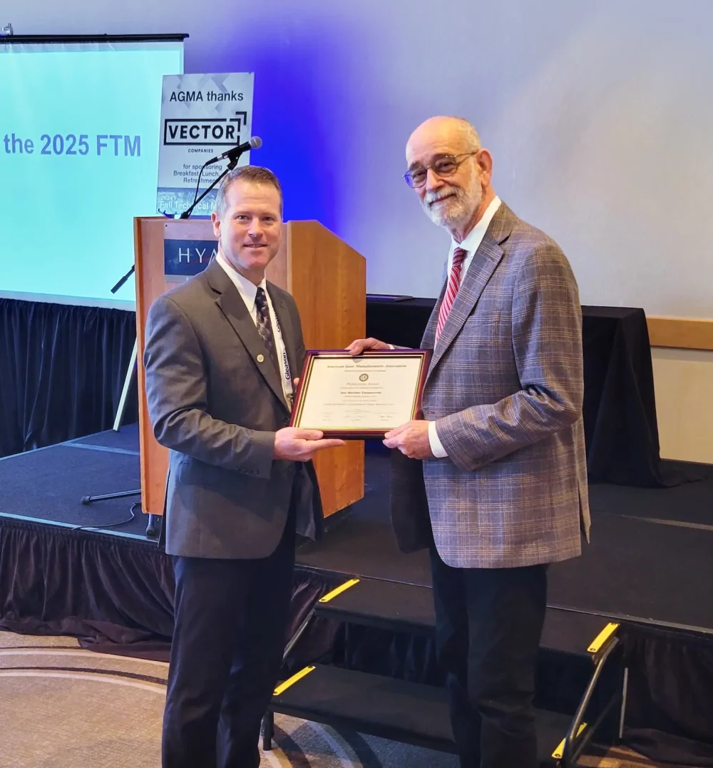 José Martínez Escanaverino, Scientific Director of ABS, honored with the prestigious AGMA Publication Award.